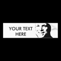 John McCain Bumper Sticker / Custom Text bumper stickers