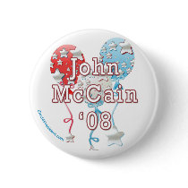 John McCain Button