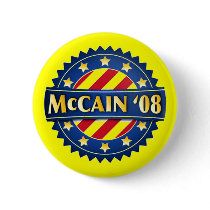 John McCain Button