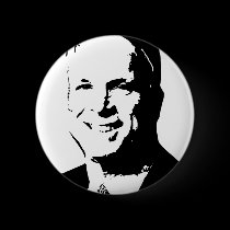 John McCain Button buttons