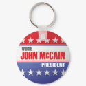 John McCain For President keychains