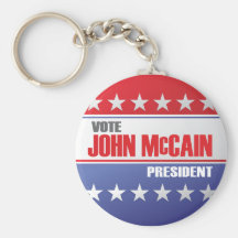 John McCain For President Keychain