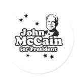 JOHN MCCAIN FOR PRESIDENT STICKERS
