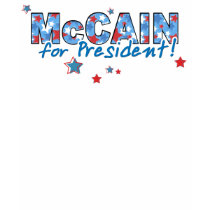 John McCain for President T Shirt