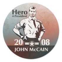 John McCain, Hero 4 President stickers