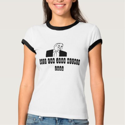 John McCain Ladies Ringer T-shirt - Customized by Brasherma