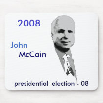 John, McCain mousepads