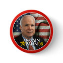 John McCain Photo Button