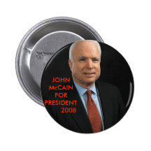 JOHN McCain Pinback Buttons