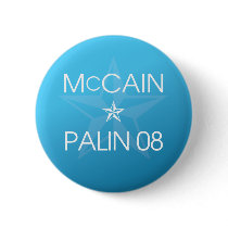 John McCain * Sarah Palin 2008 buttons