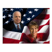 John McCain & Sarah Palin, 2008 Elections Post Cards