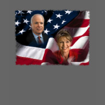 John McCain & Sarah Palin, 2008 Elections t-shirts
