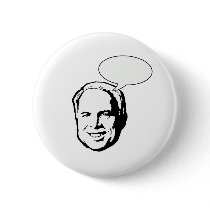 JOHN MCCAIN THOUGHT BUBBLE buttons