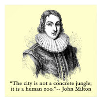 John Milton Poster with Portrait and Quote posters by Scarebaby John Milton Poster with Portrait and Quote posters