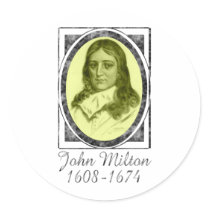 John Milton stickers by nakedzealot John Milton stickers