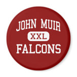 John Muir - Falcons - Middle - San Leandro Fridge Magnet