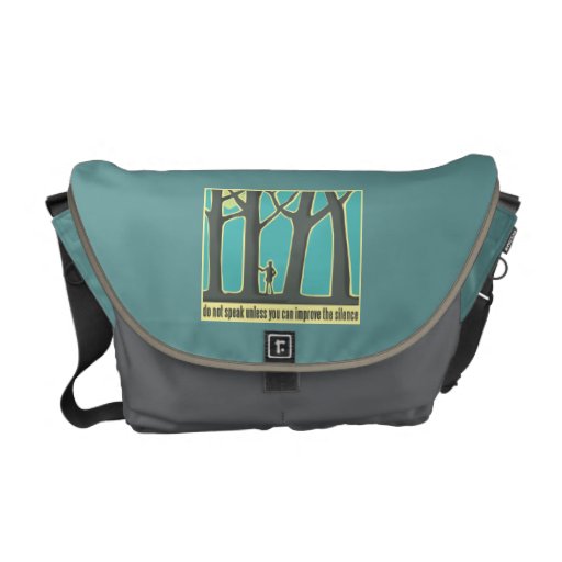 John Muir Quote Courier Bag