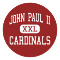 John Paul II - Cardinals - High - Plano Texas stickers by customteamsportswear John Paul II - Cardinals - High - Plano Texas stickers