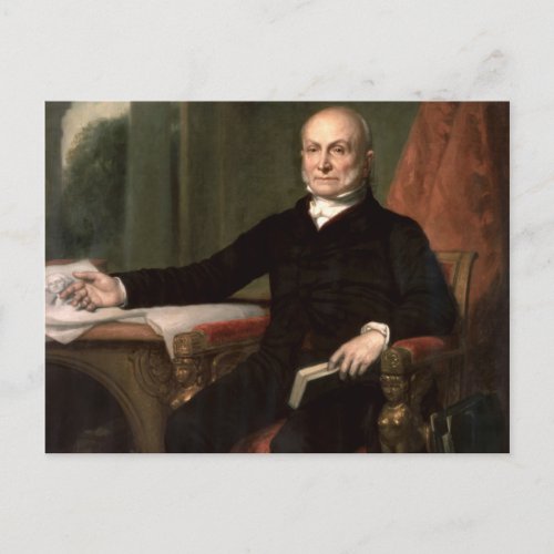 John Quincy Adams zazzle_postcard