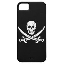 John Rackham (Calico Jack) Pirate Flag Jolly Roger iPhone 5 Cover