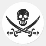John Rackham (Calico Jack) Pirate Flag Jolly Roger Stickers