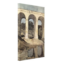 John Sell Cotman - The aqueduct of Chirk Canvas Prints