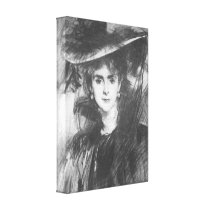 John Singer Sargent - Baroness de Meyer Gallery Wrapped Canvas
