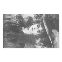 John Singer Sargent - Baroness de Meyer Rectangular Sticker