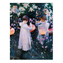 John Singer Sargent Carnation Lily Lily Rose Post Cards
