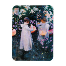 John Singer Sargent Carnation Lily Lily Rose Magnet