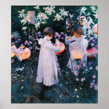 John Singer Sargent Carnation Lily Lily Rose Print