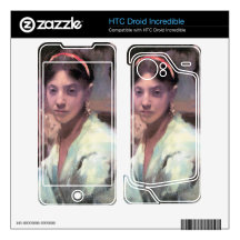 John Singer Sargent - Head of a Capri Girl HTC Droid Incredible Skin