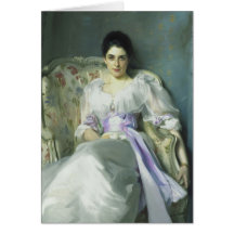 John Singer Sargent Lady Agnew Note Card