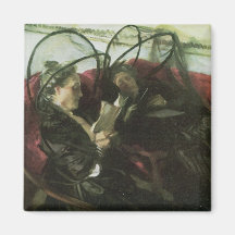 John Singer Sargent - Mosquito nets Refrigerator Magnets
