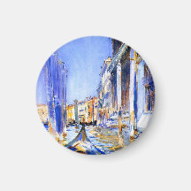 John Singer Sargent Rio dell’Angelo Venice Magnet