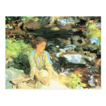 John Singer Sargent - The black creek Postcard