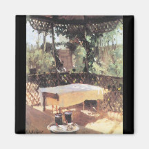 John Singer Sargent - Two wine glasses Magnets
