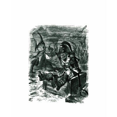 John Tenniel: Davy Jones Locker T-shirt by JaZilla