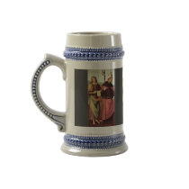 John The Baptist And St. Augustine By Perugino Mugs