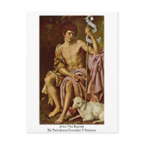 John The Baptist By Bartolome Gonzalez Y Serrano Post Card