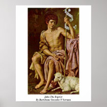 John The Baptist By Bartolome Gonzalez Y Serrano Posters
