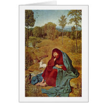 John The Baptist By Geertgen Tot Sint Jans Card