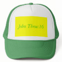 John Three:16 cap hats by Gkilgore John Three:16 cap hats