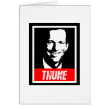 JOHN THUNE INK BLOCK.png Greeting Card