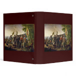 John Vanderlyn Landing Of Columbus 3 Ring Binder