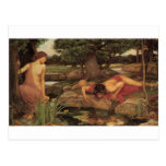 John W. Waterhouse - Echo and Narcissus (1903) Postcard