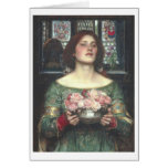 John W Waterhouse - Gather Ye Rosebuds (1908) Greeting Cards
