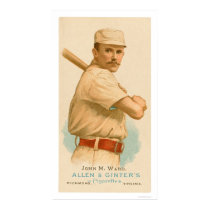 John Ward Baseball Card 1887 posters