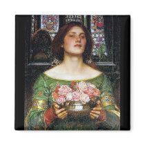 John Waterhouse - Gather Ye Rosebuds magnets by msdespina John Waterhouse - Gather Ye Rosebuds magnets