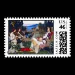 John Waterhouse - Saint Cecilia stamps